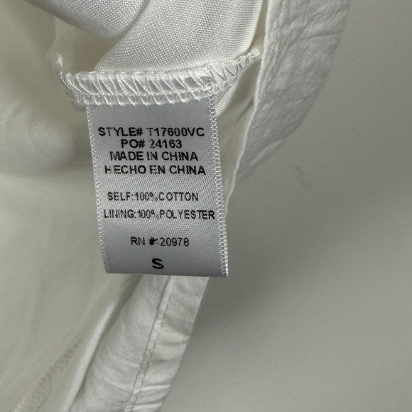 VICI Rafa Cotton Puff Sleeve Top - White - Small - Picture 12 of 15